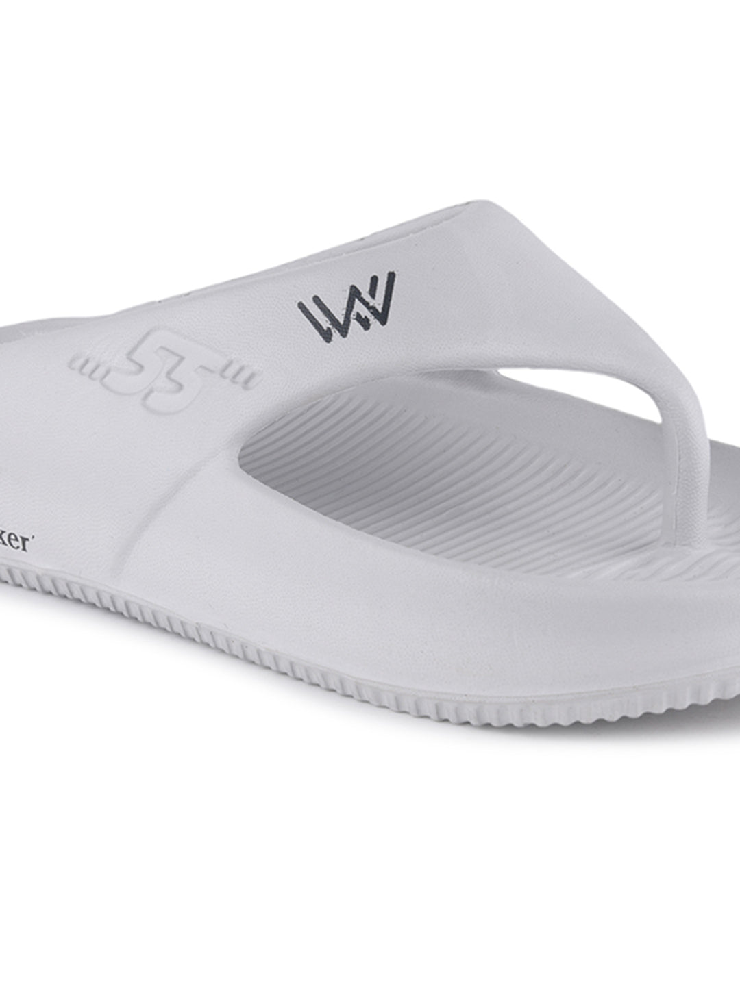 walk & walker Men Slippers (Black , 7)