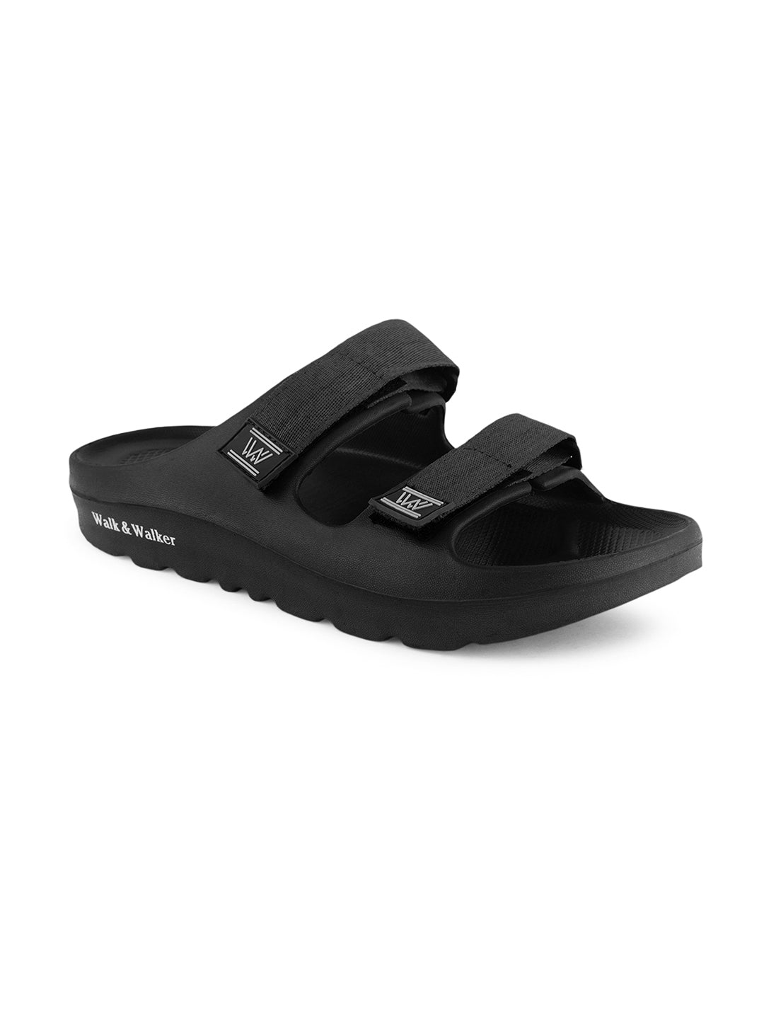 walk & walker Men Casual (Black , 7)