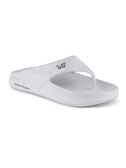 walk & walker Men Slippers (Grey , 8)