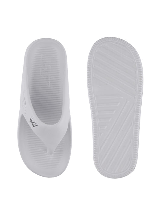 walk & walker Men Slippers (Grey , 6)