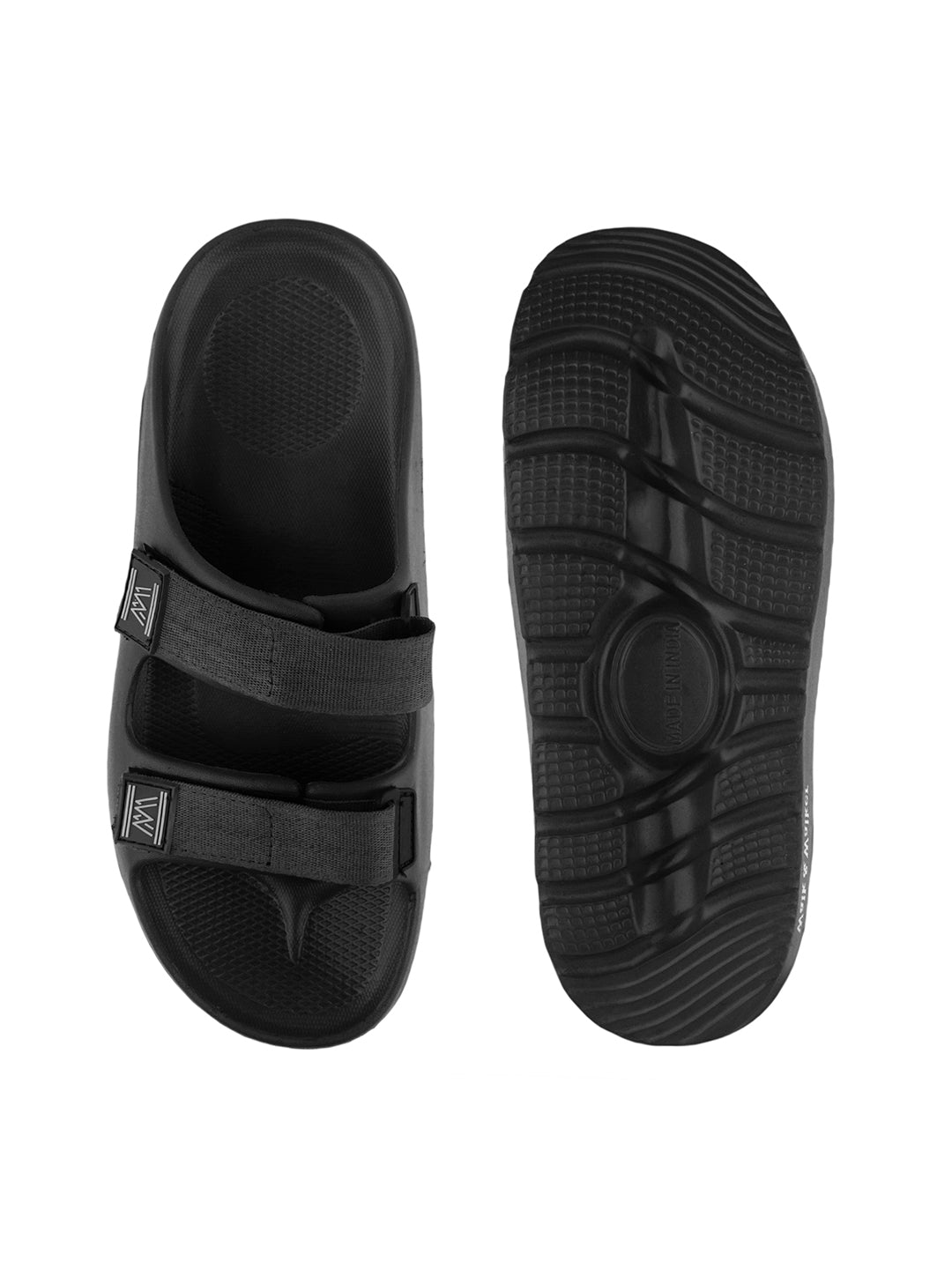 walk & walker Men Casual (Black , 7)