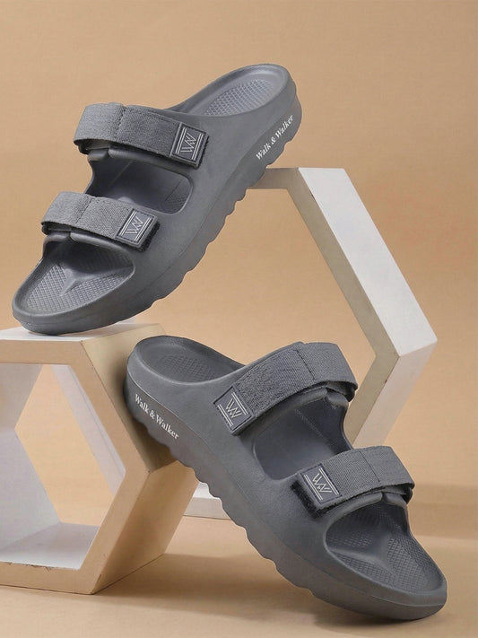 walk & walker Men Casual (Grey , 9)