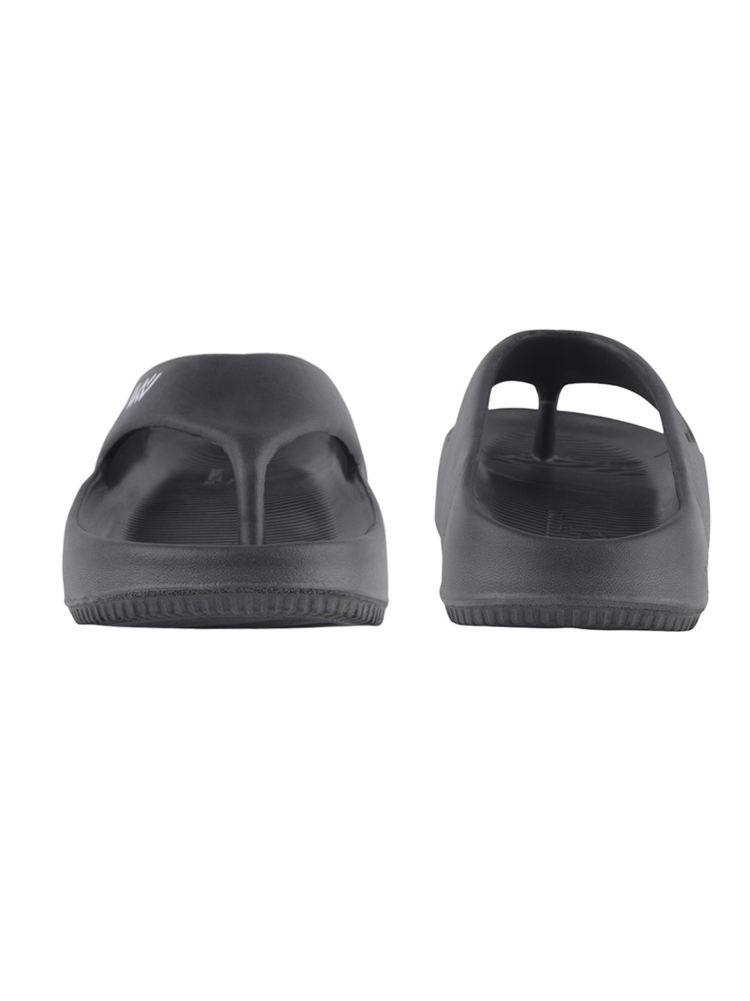 walk & walker Men Slippers (Black , 7)