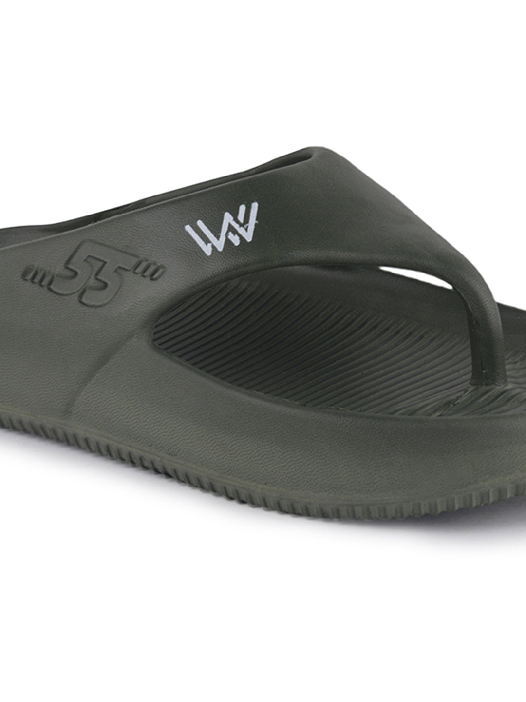 walk & walker Men Slippers (Black , 7)