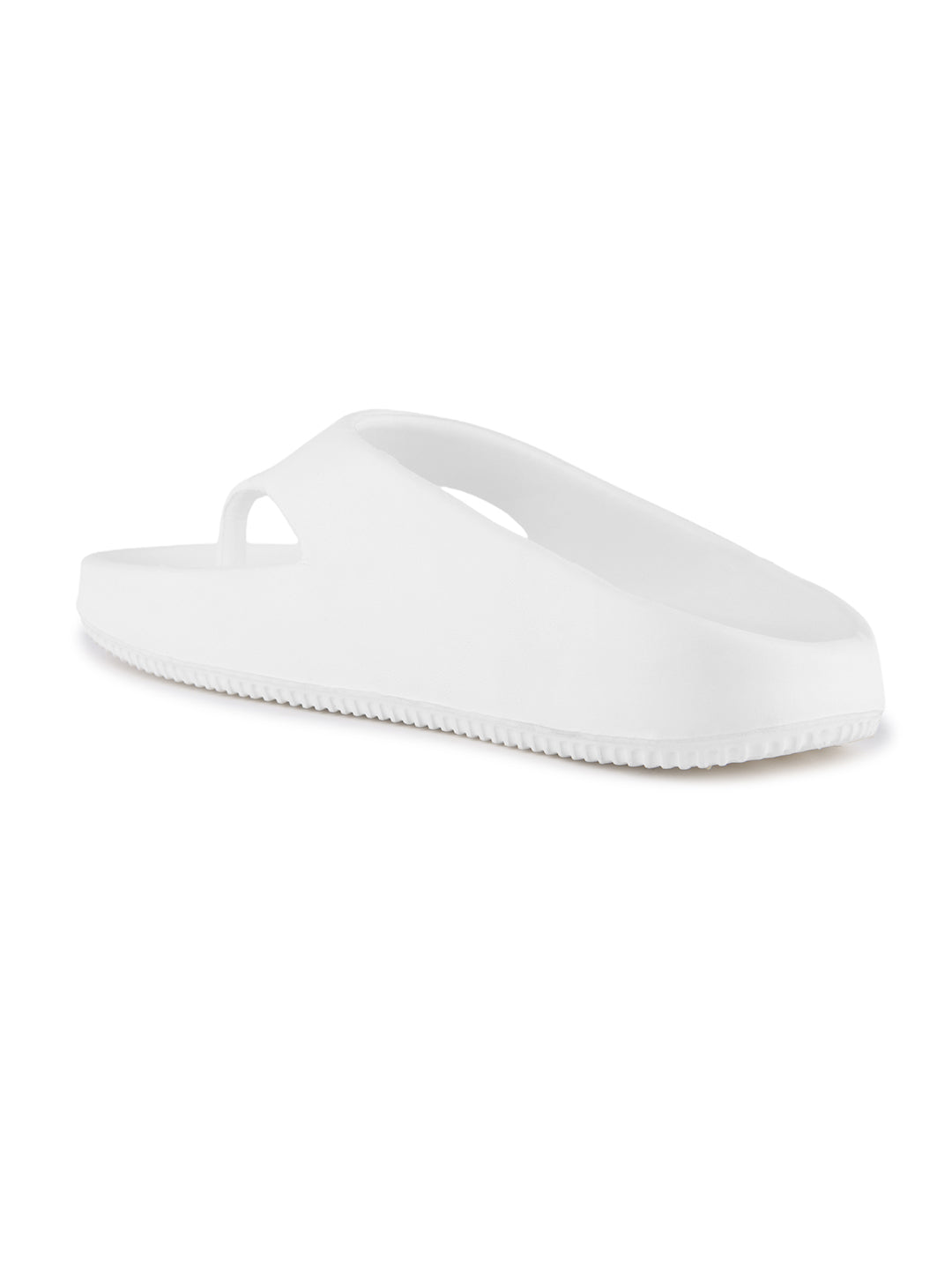 walk & walker Men Slippers (White , 9)
